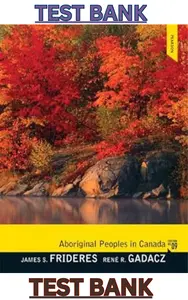Test Bank for Aboriginal Peoples in Canada 9th Edition by James Frideres René Gadacz thumbnail