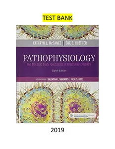 NR-507 Advanced Pathophysiology Test bank -Pathophysiology A biological basis for disease in Children and Adults ED 8 thumbnail