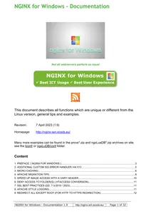 nginx for Windows - documentation thumbnail