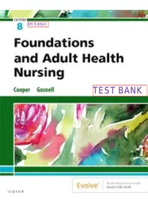 Foundations and Adult Health Nursing 8th Edition Cooper thumbnail