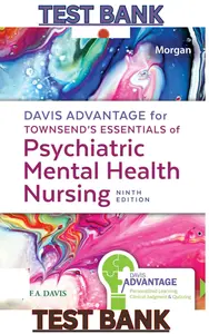 Test Bank for Davis Advantage for Psychiatric Mental Health Nursing 9th Edition by Karyn Morgan thumbnail
