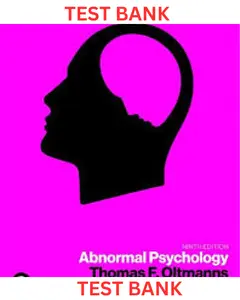 TEST BANK for Abnormal Psychology 9th Edition by Thomas Oltmanns thumbnail
