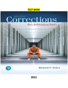 Corrections-An Introduction 6th Edition by Richard Seiter -TB thumbnail