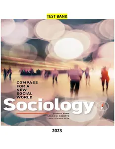 Sociology- Your Compass for a New world 6th Canadian Edition by Robert Brym Lance Roberts &  Lisa Strohschein-TB thumbnail