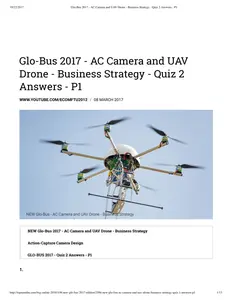 GLOBUS - Glo Bus 2017 AC Camera and UAV Drone Business Strategy Quiz 2 Answers P1 thumbnail