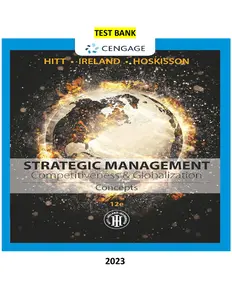 Strategic Management Concepts - Competitiveness and Globalization 12th Edition thumbnail