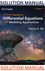 SOLUTION MANUAL for A First Course in Differential Equations with Modeling Applications, 12th Edition thumbnail