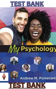 Test Bank for My Psychology 2nd Edition by Andrew Pomerantz thumbnail