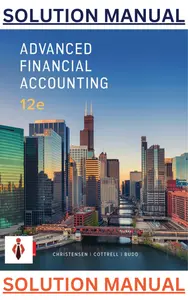 Solutions Manual  for Advanced Financial Accounting 12th Edition by David Cottrell thumbnail