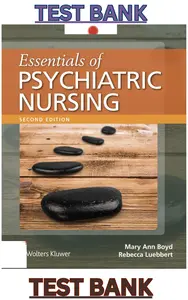Essentials of Psychiatric Nursing 2nd Edition by Mary Ann Boyd & Rebecca Ann Luebbert TEST BANK thumbnail