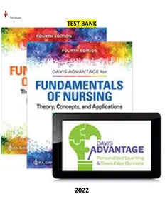Test Bank for Davis Advantage for Fundamentals Of Nursing V2 4E by  Wilkinson, Treas, Barnett & Smith thumbnail