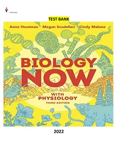 Done - COMPLETE - Elaborated Testbank for Biology Now with Physiology 3ED.by Anne Houtman, Megan Scudellari & Cindy Malone  ALL Chapters included update for 2022 thumbnail