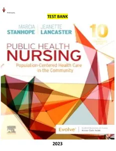 Foundations for Population Health in Community-Public Health Nursing 6th Edition by Marcia Stanhope & Jeanette Lancaster-TB thumbnail