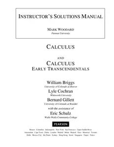 Instructors Manual for Calculus & Calculus Early Transcedentals by Mark Wooddard thumbnail