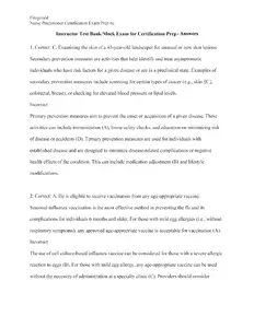 Q- Elaborated Test Bank for Nurse Practitioner Certification Exam Prep 6Ed.by Margaret A. FitzgeraldALL Chapters  1-19 Included and updated for 2023 thumbnail