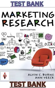 TEST BANK for Marketing Research, 9th Edition by Alvin Burns – Complete thumbnail