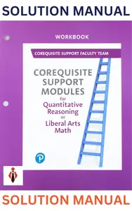 Solution Manual-Workbook for Corequisite Support Modules for Quantitative Reasoning or Liberal Arts Math 1E thumbnail