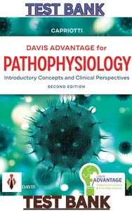 Test Bank for Davis Adv. for Pathophysiology_Intro to Concepts & Clinical Perspectives 2E by Capriotti thumbnail
