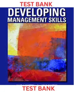 TEST BANK for Developing Management Skills 10th Edition by David Whetten & Kim Cameron thumbnail
