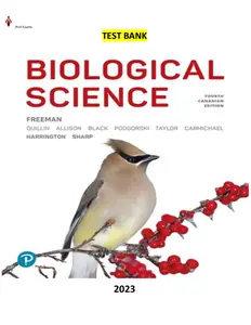 Biological Science, Mastering Biology 2nd Edition by Scott Freeman, Joan C. Sharp, Michael Harrington - Test Bank thumbnail