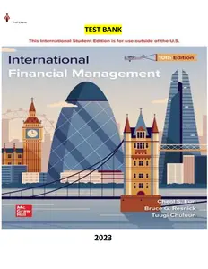 Solution Manual - International Financial Management ISE 10th Edition by Cheol S. Eun, Bruce Resnick & Tuugi Chuluun thumbnail