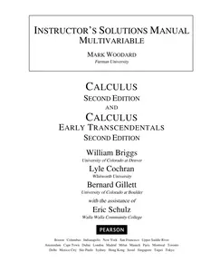 Instructors Manual for Calculus & Calculus Early Transcedentals(Multi Var) 2E by Wooddard, Briggs et al thumbnail