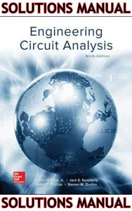 SOLUITIONS MANUAL  for Engineering Circuit Analysis 9th Edition by William Hayt, Jack Kemmerly, Jamie Phillips & Steven Durbin thumbnail