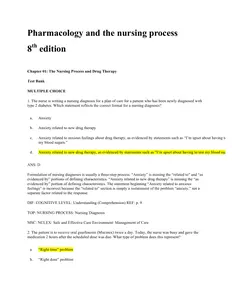 Test Bank - Pharmacology - 2020 - Pharmacology Nursing Process 8Ed VII thumbnail