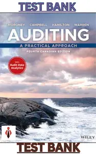 TEST BANK for Auditing: A Practical Approach 4th Edition by Robyn Moroney, Fiona Campbell & Jane Hamilton thumbnail