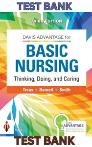 Test Bank for Davis Advantage for Basic Nursing_Thinking,Doing & Caring 3E by Treas,Barnett,Smith thumbnail