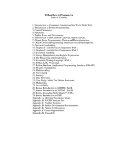 Deitel - Python - How to Program (Deitel, 2001) thumbnail