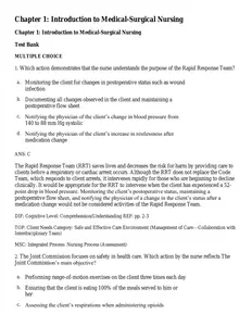 Questions - Test Bank for Medical Surgical Nursing 7th Edition by Parish Cheshire thumbnail