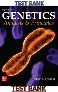 TEST BANK for Genetics; Analysis and Principles 8th Edition by Robert Brooker thumbnail