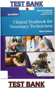 TBG - TEST BANK for  McCurnin_s Clinical Textbook for Veterinary Technicians 9th Edition by Joanna Bassert thumbnail