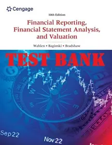 Test Bank for Financial Reporting, Financial Statement Analysis & Valuation 10E by Wahlen thumbnail