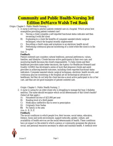 Questions Full TB - Community & Public Health Nursing_Evidence for Practice 3E by  DeMarco & Healey-Walsh-287 thumbnail