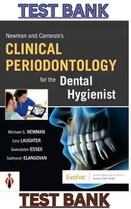 Test Bank - Newman & Carranza’s Clinical Periodontology for the Dental Hygienist 1E by Newman_Essex thumbnail