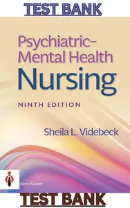 Psychiatric-Mental Health Nursing 9th Edition by Sheila Videbeck TEST BANK thumbnail