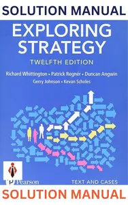 Solution Manual for Exploring Strategy Text & Cases 12E by Johnson_Whittington_Regnér_Scholes_Angwin thumbnail