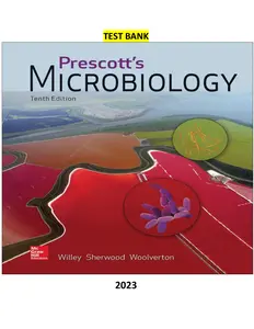 Test Bank-Prescott_s Microbiology 10th Edition by Joanne Willey , Linda Sherwood & Christopher J. WoolvertonTB thumbnail