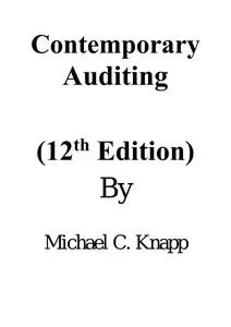 Test Bank - Accounting - Contemporary  Auditing (12th Edition) By Michael C. Knapp thumbnail