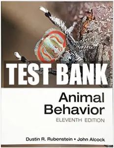 FULL - Elaborated Test bank for Animal Behavior 12Ed by Dustin R. Rubenstein & John Alcock thumbnail