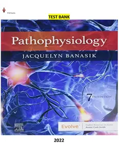 Pathophysiology 7th Edition by Lee-Ellen Copstead & Jacquelyn Banasik - Complete, Elaborated and Latest(Test Bank) thumbnail