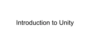 Introduction to Unity thumbnail