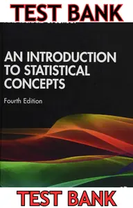 TEST BANK for An Introduction to Statistical Concepts 4th Edition by Debbie Hahs-Vaughn & Richard Lomax thumbnail
