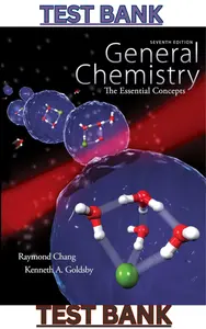 TEST BANK for General Chemistry: The Essential Concepts 7th Edition by Raymond Chang & Kenneth Goldsby thumbnail
