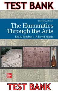 TEST BANK for The Humanities through the Arts 11th Edition by Lee Jacobus & David Martin thumbnail