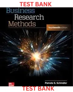 TEST BANK for Business Research Methods 14th Edition by Pamela Schindler thumbnail