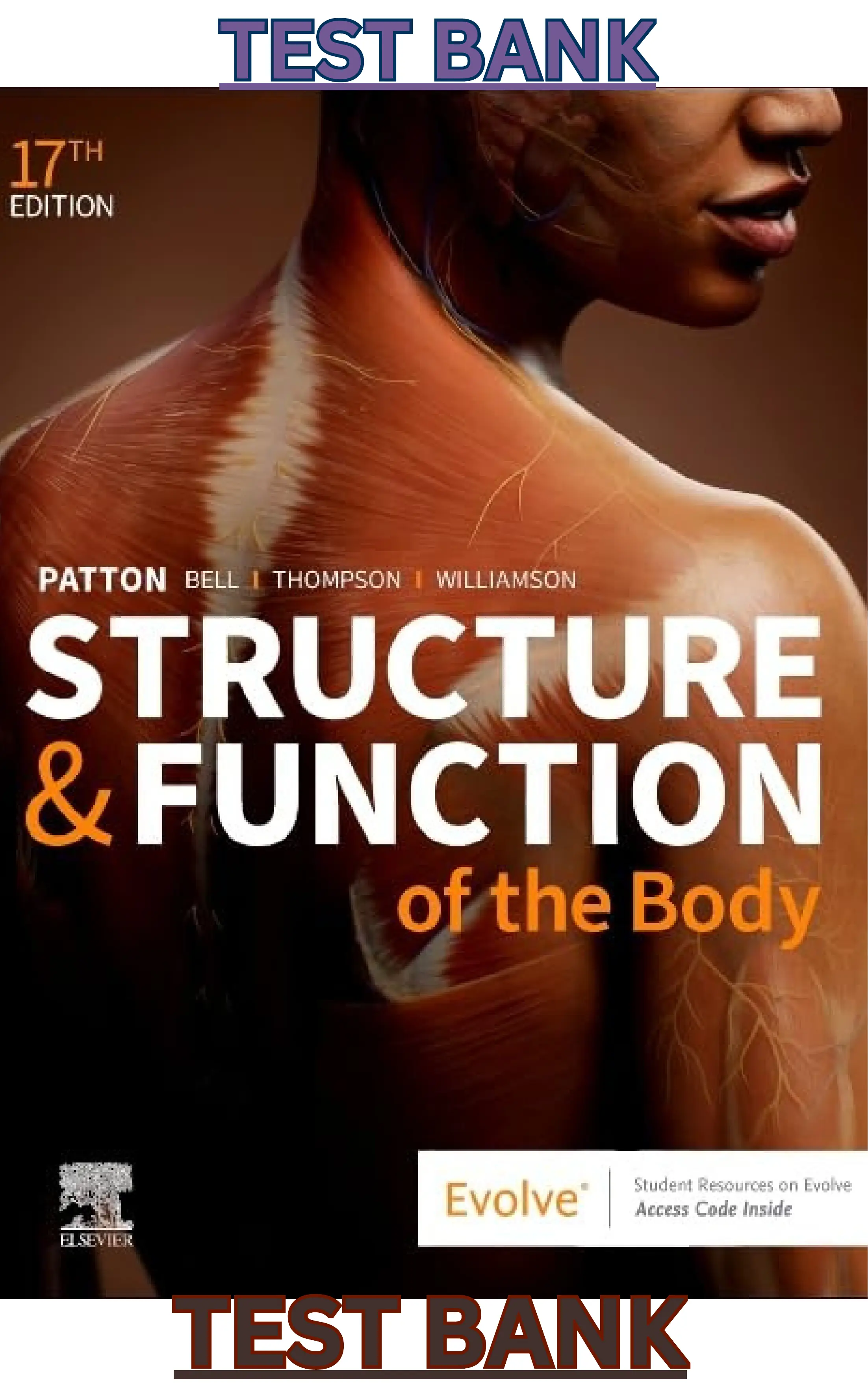 TEST BANK to Structure & Function of the Body 17th Edition by Kevin Patton, Frank Bell, Terry Thompson & Peggie Williamson thumbnail