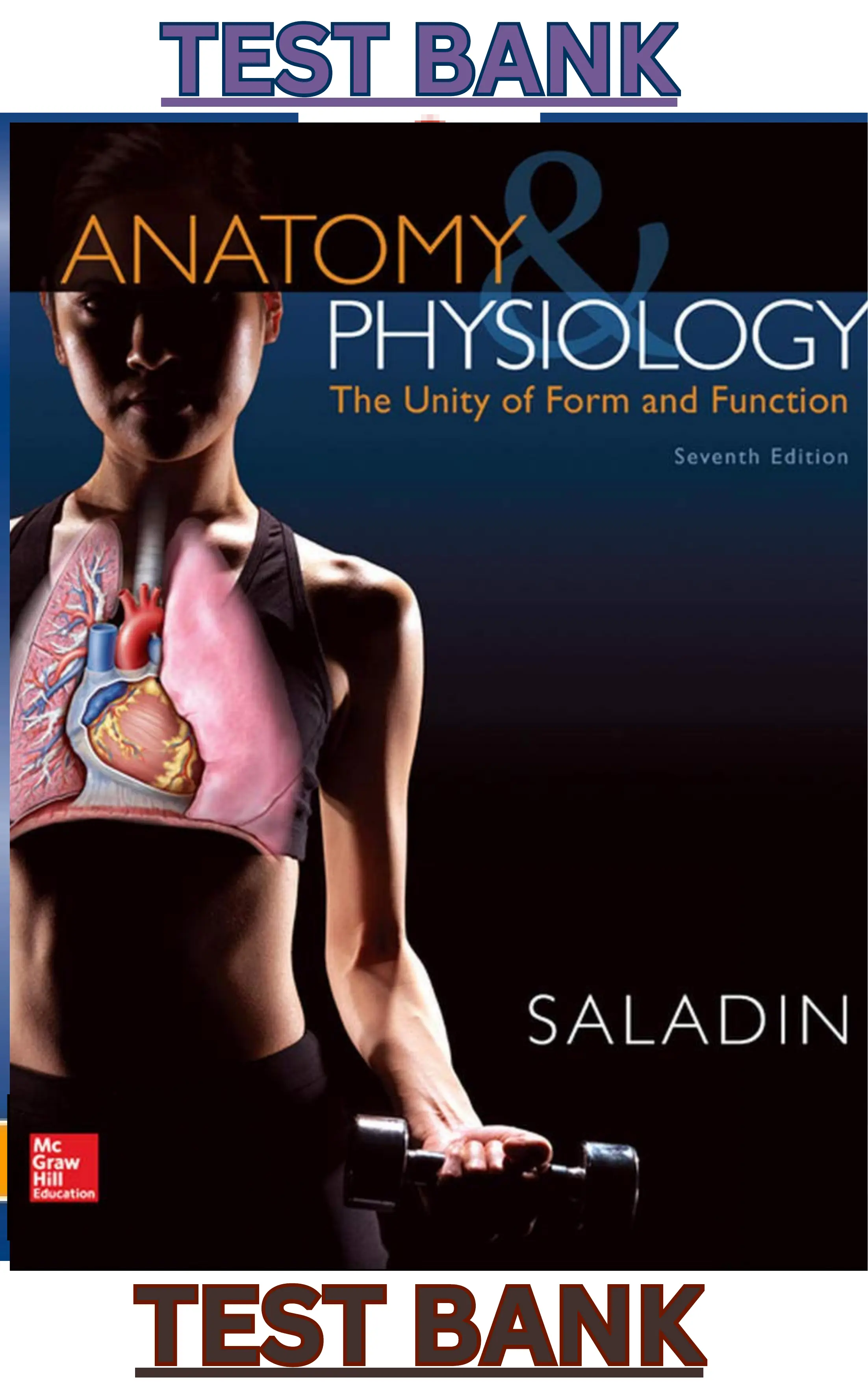 TEST BANK for Anatomy & Physiology; The Unity of Form and Function 7th Edition by Kenneth Saladin thumbnail